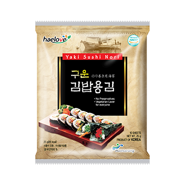 Roasted Gimbap Laver (10 sheets)