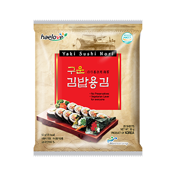 Roasted Gimbap Laver (20 sheets)