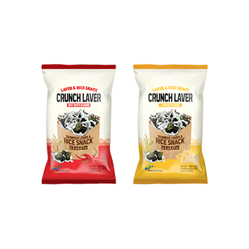 Crunch Laver (Hot Spicy, Cheese) 2-pack